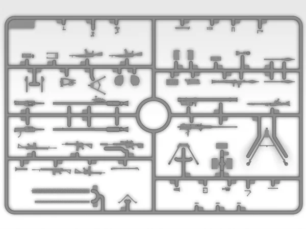Infantry weapons and chevrons of the Armed Forces of Ukraine