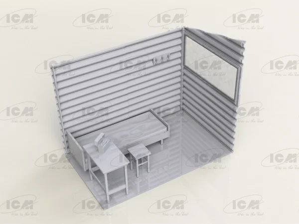 Chernobyl #1 Radiation Monitoring Station (ZiL Truck - Barrier Checkpoint & 5 Figures)