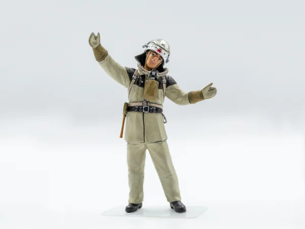 Chernobyl #2 Fire Fighters (AC-40-137A Fire Truck - 4 Figures & Diorama Base with Background)