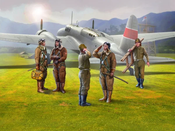 Japanese pilots and Ground Personnel WWII