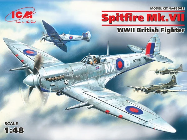 Spitfire Mk.VII - WWII British Fighter