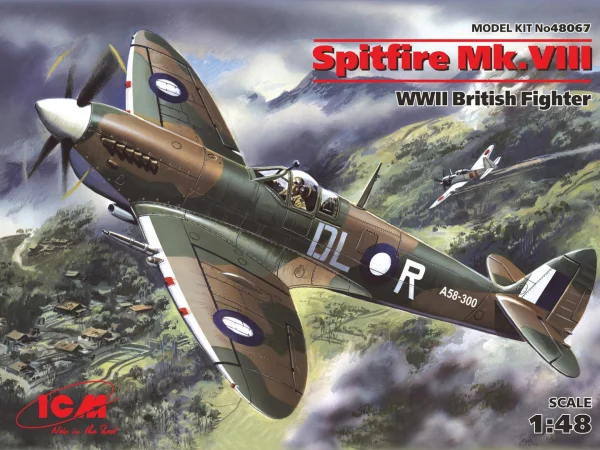 Spitfire Mk.VIII - WWII British Fighter