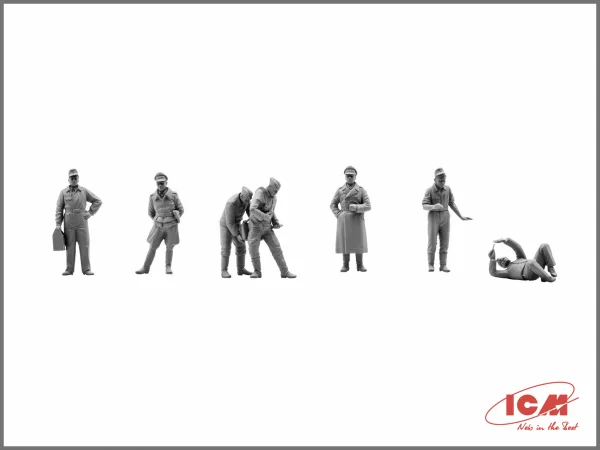 German Luftwaffe Pilots & Ground Personnel (1939-1945) 7 Figures