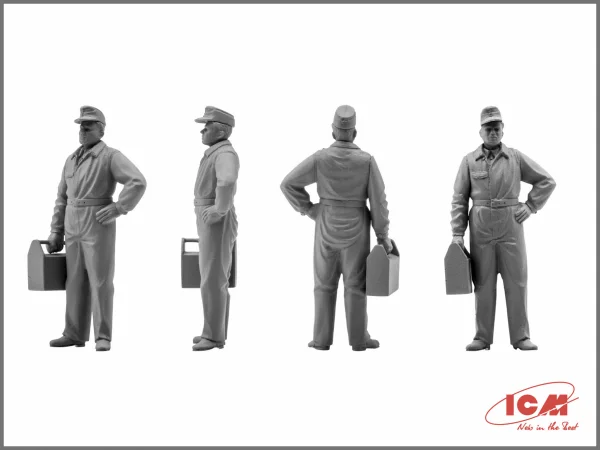 German Luftwaffe Pilots & Ground Personnel (1939-1945) 7 Figures