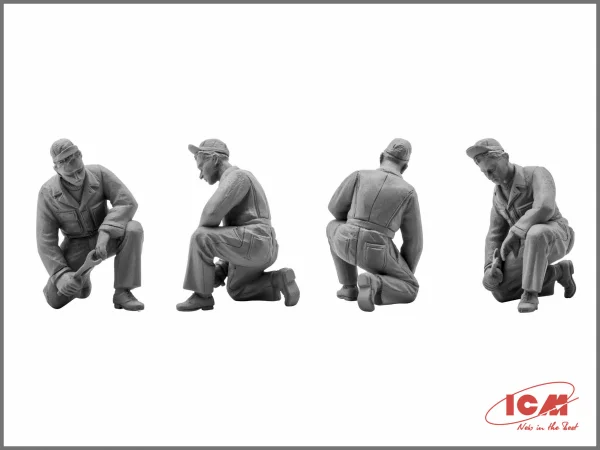 USAAF Pilots & Ground Personnel (1941-1945) 5 Figures
