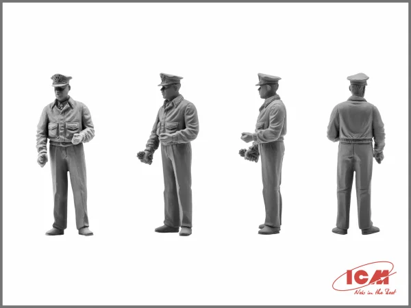 USAAF Pilots & Ground Personnel (1941-1945) 5 Figures
