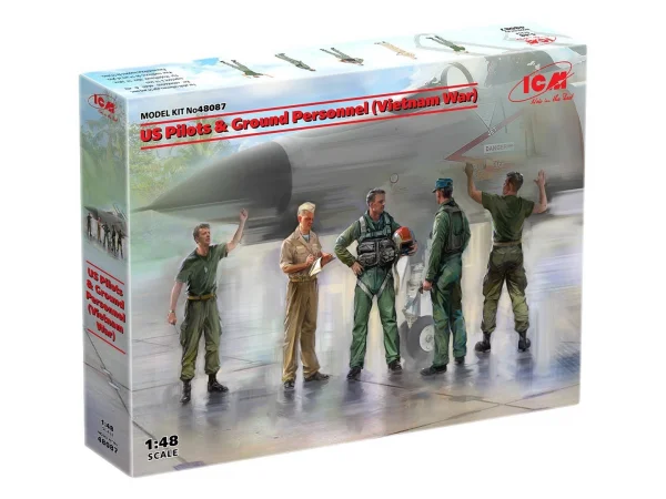 US Pilots & Ground Personnel (Vietnam War) (5 figures)
