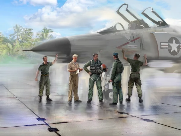US Pilots & Ground Personnel (Vietnam War) (5 figures)