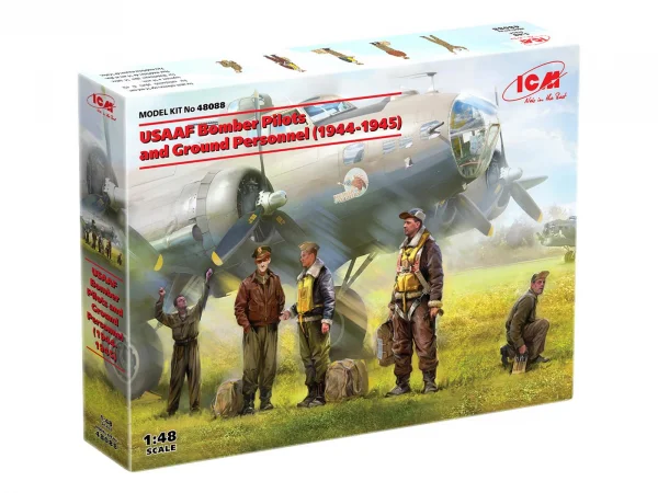 USAAF Bomber Pilots & Ground Personnel (1944-1945) 5 Figures