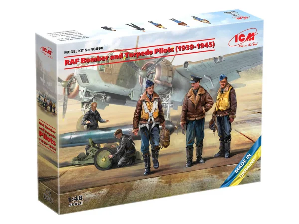 RAF Bomber & Torpedo Pilots (1939-1945) 5 Figures