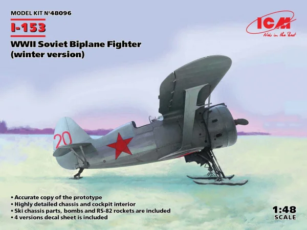 I-153 - WWII Soviet Biplane Fighter (winter version)