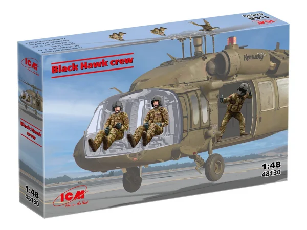 Black Hawk Helicopter Crew (3 Figures)