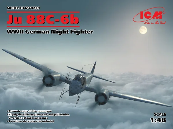Ju 88С-6b - WWII German Night Fighter