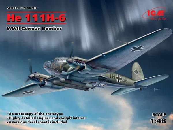 He 111H-6 - WWII German Bomber