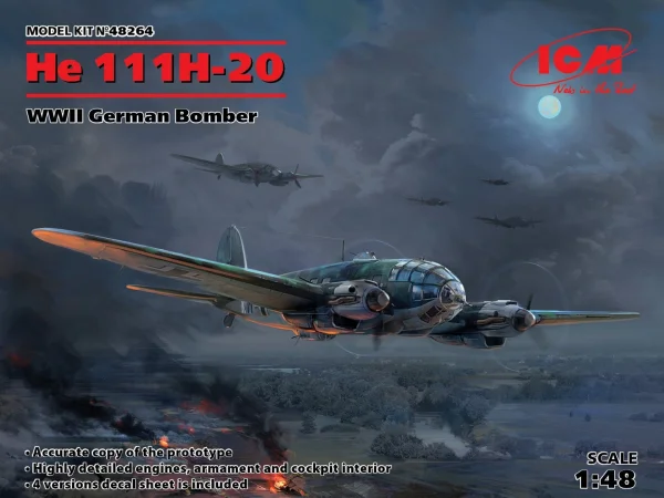 He 111H-20 - WWII German Bomber