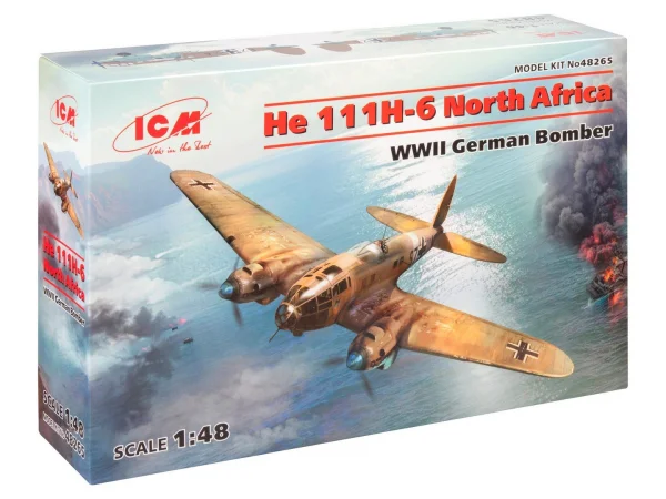 He 111H-6 North Africa - WWII German Bomber