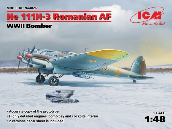 He 111H-3 Romanian AF - WWII Bomber