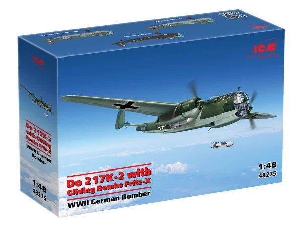 Do 217K-2 with Gliding Bombs Fritz-X - WWII German Bomber