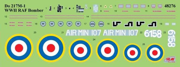 Do 217M-1 - WWII RAF Bomber