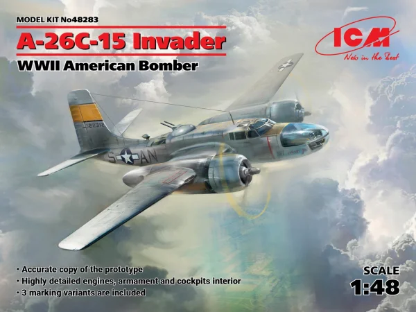 A-26С-15 Invader - WWII American Bomber