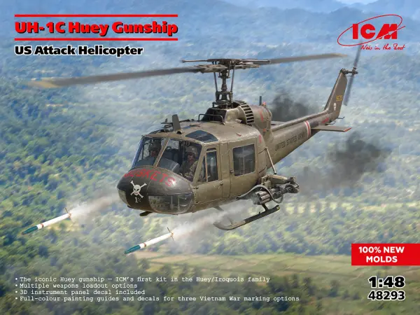 UH-1C Huey Gunship - US Attack Helicopter — image 2 of 12