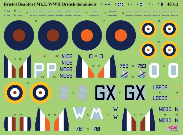 Bristol Beaufort Mk.I - WWII British dominions Air Force