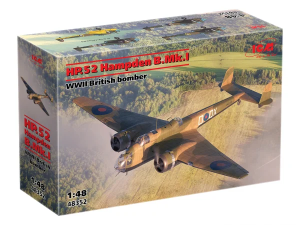 HP.52 Hampden B.Mk.I WWII British Bomber