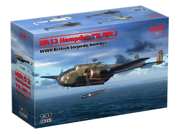 HP.52 Hampden TB.Mk.I WWII British Torpedo Bomber