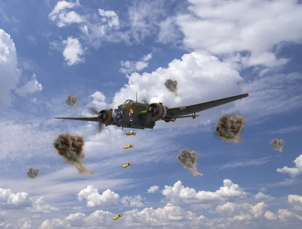 Churchills Flying SuitcaseHP.52 Hampden Bomber