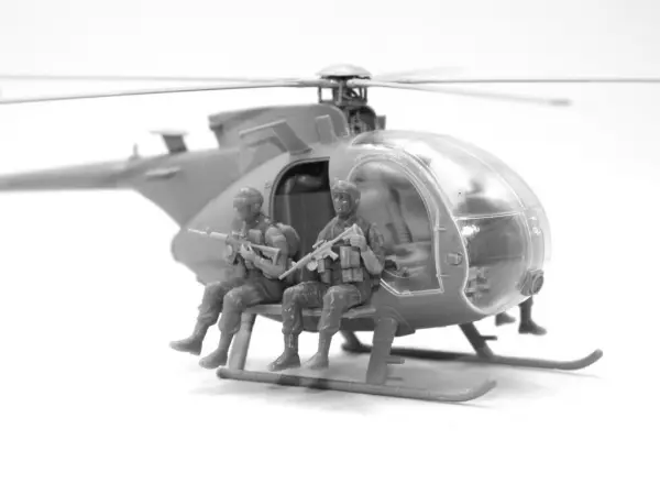 Delta Force Assault Team with MH-6J Helicopter — image 2 of 7