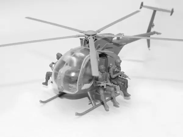 Delta Force Assault Team with MH-6J Helicopter — image 3 of 7