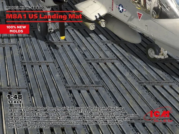 M8A1 U.S. Landing Mat (153x245 mm)