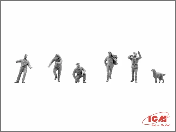 RAF Pilots & Ground Personnel (1939-1945) 7 Figures