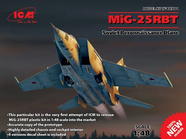 MiG-25 RBT - Soviet Reconnaissance Plane