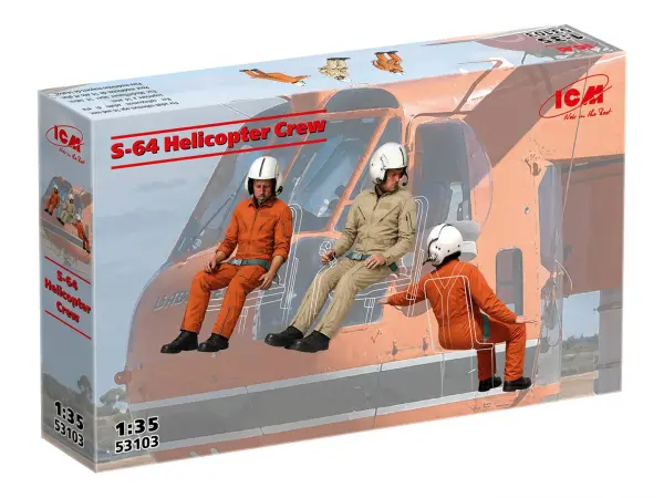 S-64 Helicopter Crew (3 Figures) — image 3 of 10