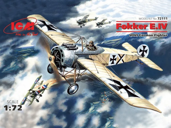 Fokker E.IV - WWI German Fighter Plane