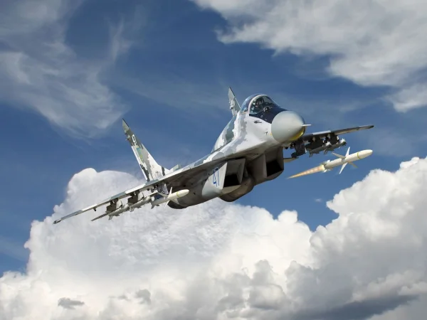 Radar Hunter - MiG-29 9-13Ukrainian Fighter with HARM missiles