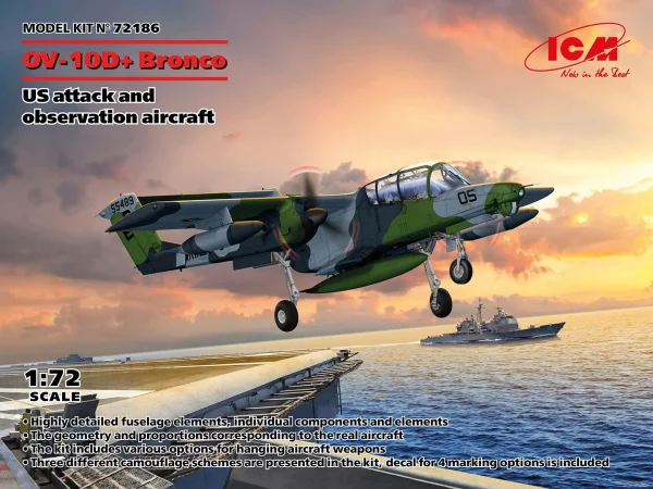 OV-10D+ Bronco - US attack and observation aircraft