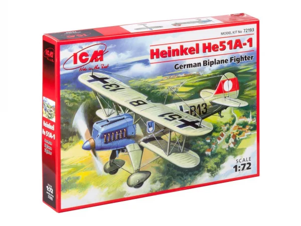Heinkel He 51A-1 - German Biplane Fighter