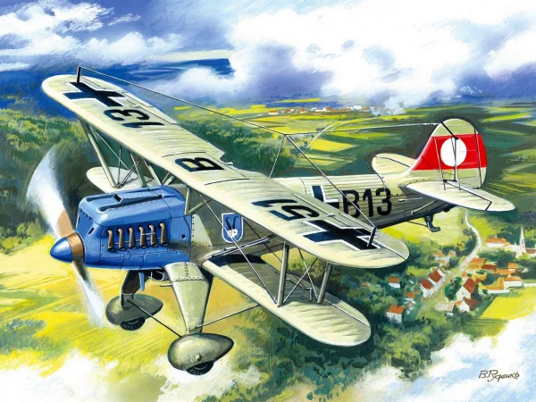 Heinkel He 51A-1 - German Biplane Fighter