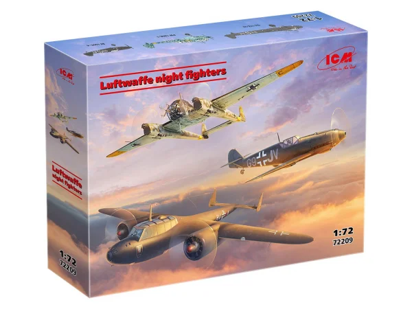 Set of 3 Luftwaffe Night Fighters (BF 109E-4 - Do 172-10 Kauz II - Fw 189A-1) — image 13 of 17