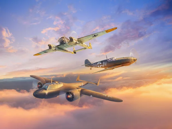 Set of 3 Luftwaffe Night Fighters (BF 109E-4 - Do 172-10 Kauz II - Fw 189A-1) — image 15 of 17