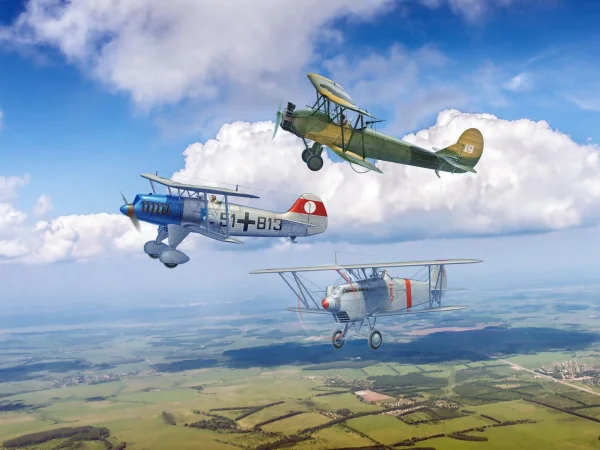 Biplanes of the 1930s and 1940s (Не-51A-1 - Ki-10-II - U-2/Po-2VS) — image 1 of 3