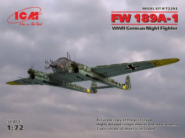 FW 189A-1 - WWII German Night Fighter — image 2 of 3