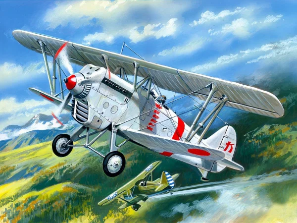 Ki-10-II - Japan Army Biplane Fighter