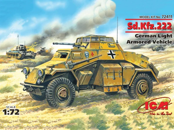 Sd.Kfz.222 - German Light Armoured Vehicle