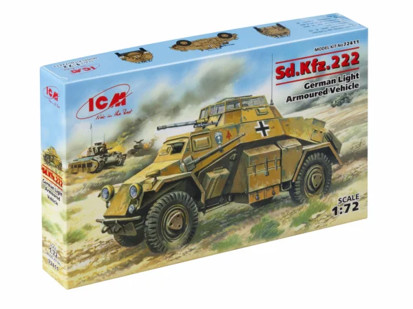 Sd.Kfz.222 - German Light Armoured Vehicle