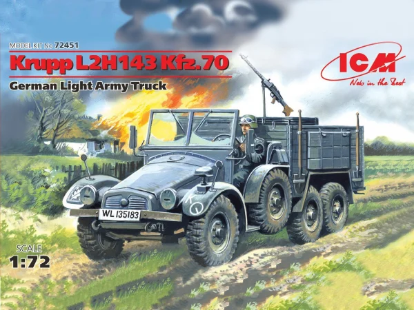 Krupp L2H143 Kfz.70 - German Light Army Truck