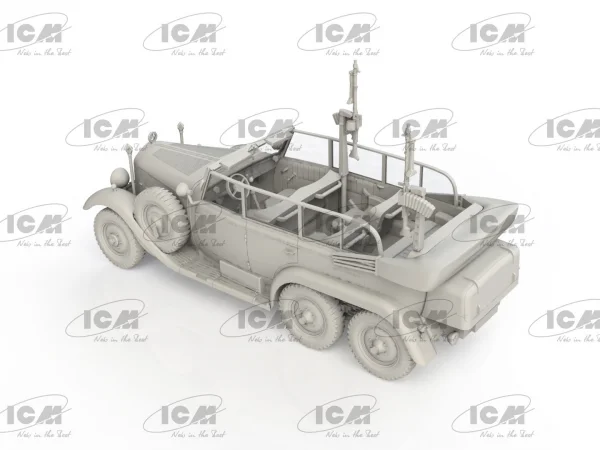 Type G4 Partisanenwagen with MG 34 - WWII German Vehicle