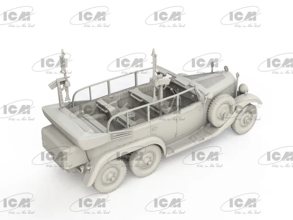 Type G4 Partisanenwagen with MG 34 - WWII German Vehicle
